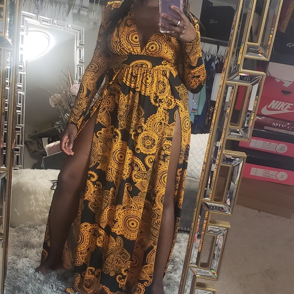 Fashion Nova Dresses & Skirts - High-slit Maxi Dress